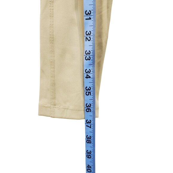Santiny Womens Beige Riding Pants leggings Size S With Pockets & Stretch - Picture 8 of 12